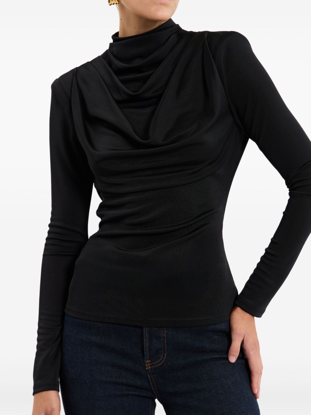 Erin cowl-effect long-sleeve top - 5