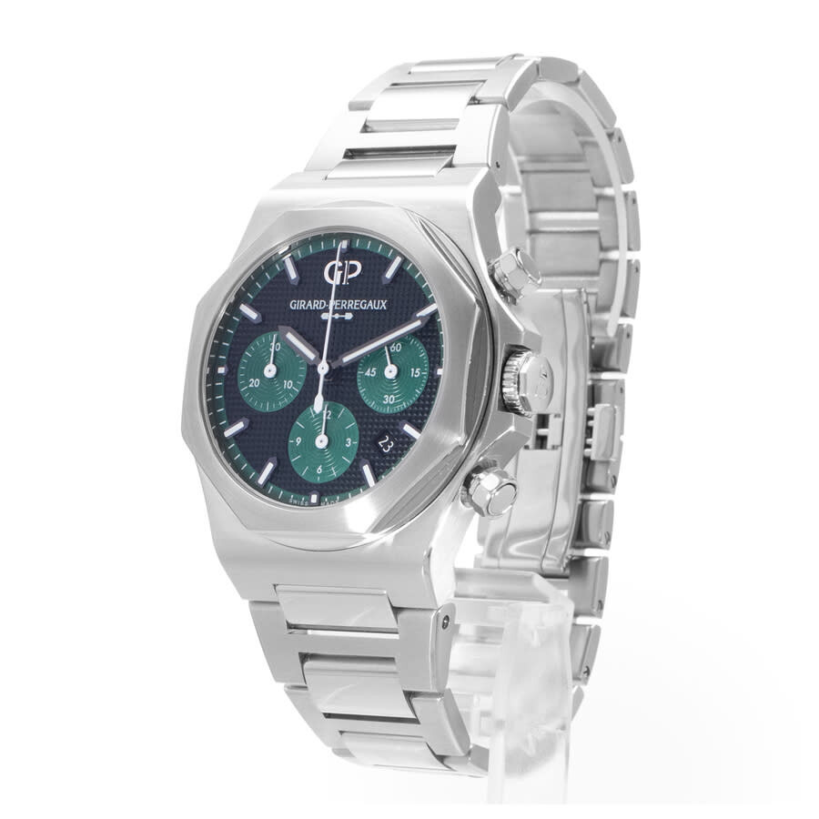 Pre-owned Girard Perregaux Laureato Chronograph Automatic Black Dial Men's Watch 81020-11-3254-1GM - 3