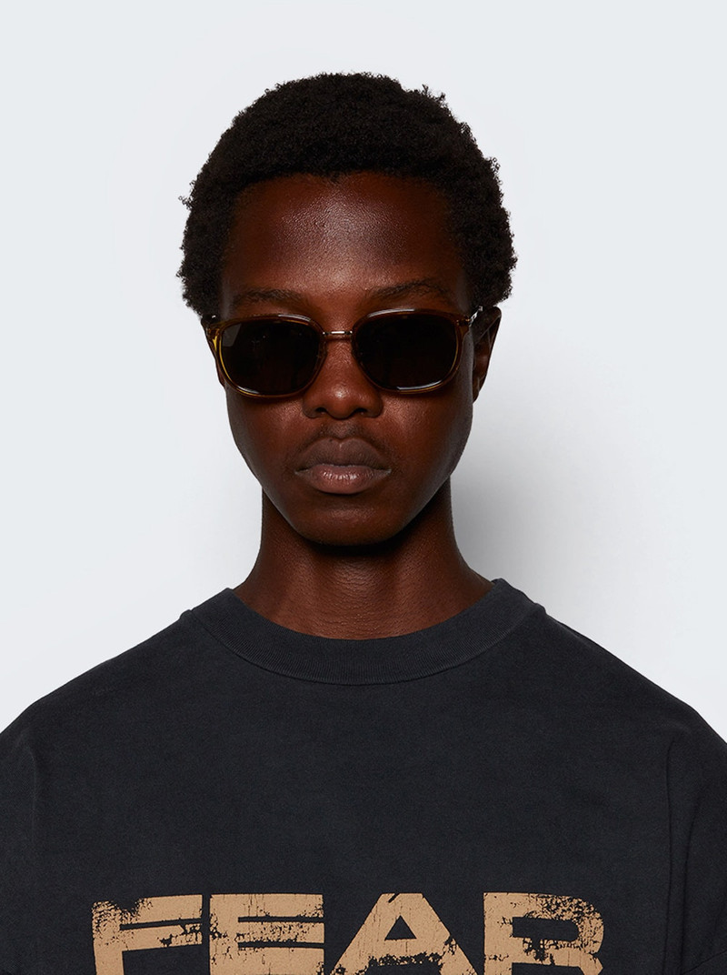 FENDI Travel Sunglasses Shiny Yellow And Brown outlook