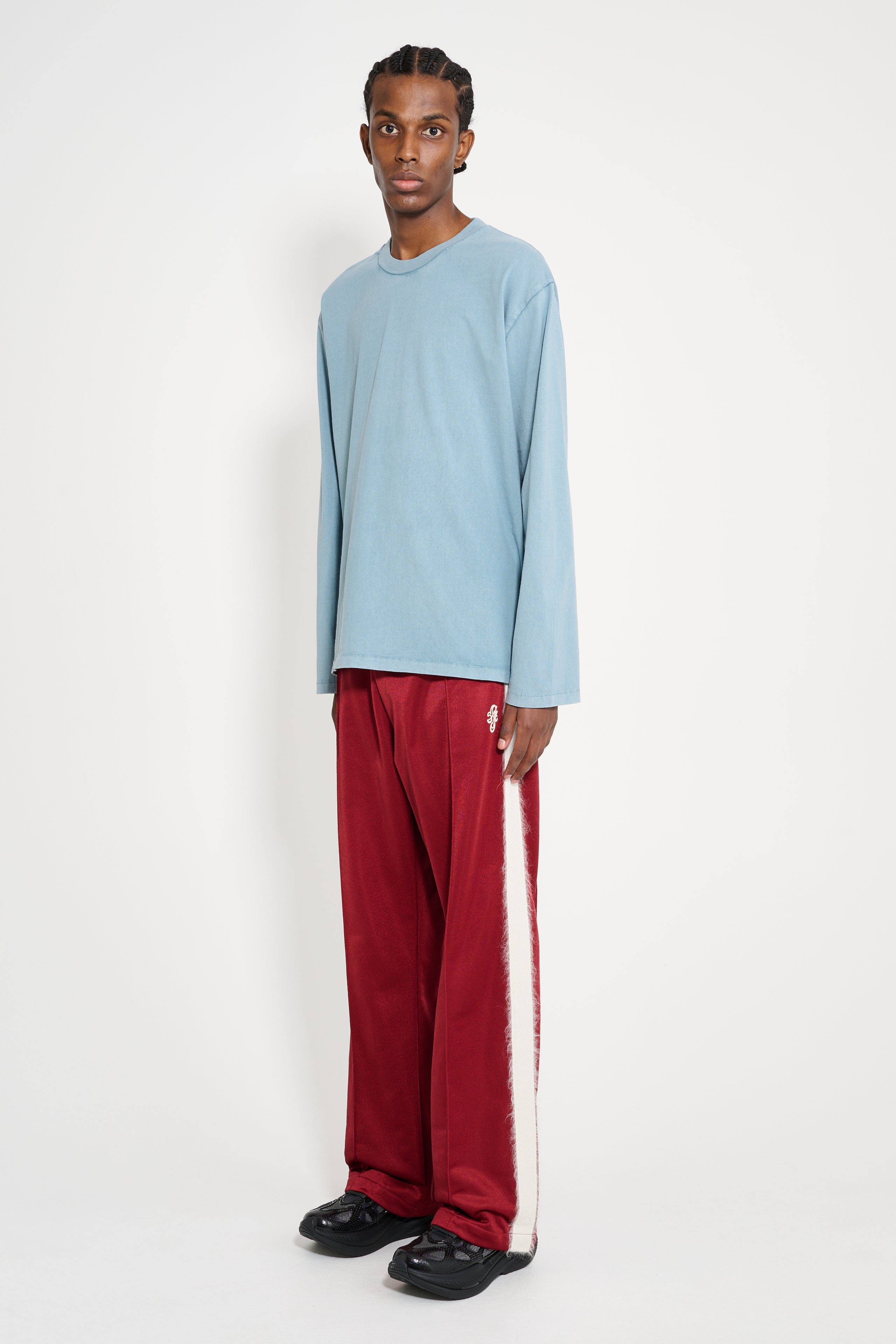 STOCKHOLM SURFBOARD CLUB TRACKSUIT PANTS CHERRY - 5