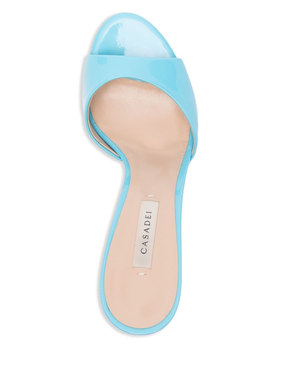 patent-finish sandals - 4