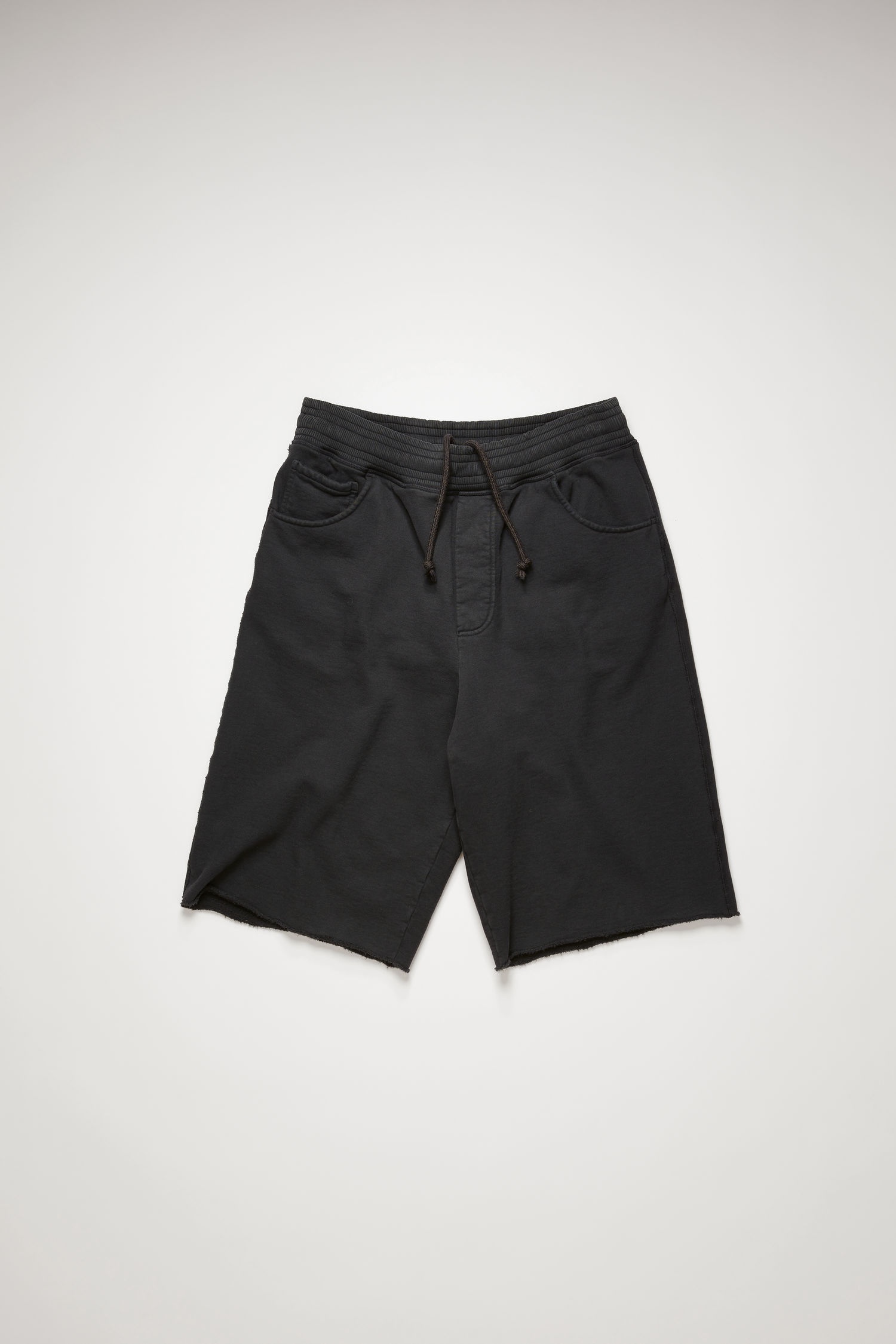 Logo-print jersey shorts black - 1