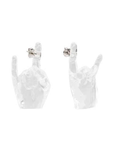 Y/Project Transparent Midi Rock On Earrings outlook