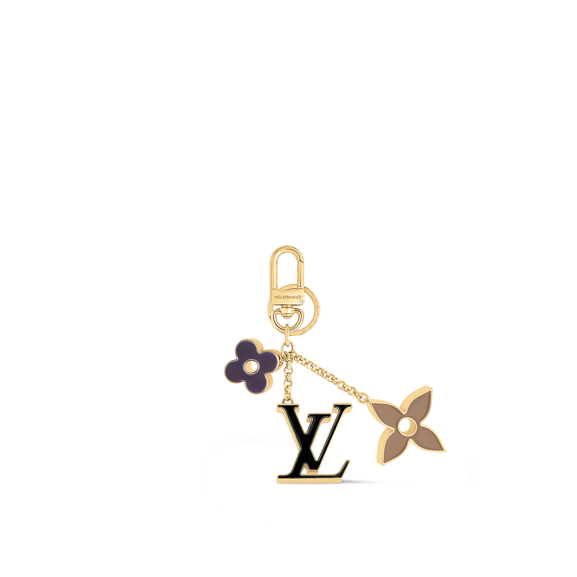 Fleur de Monogram Bag Charm - 1