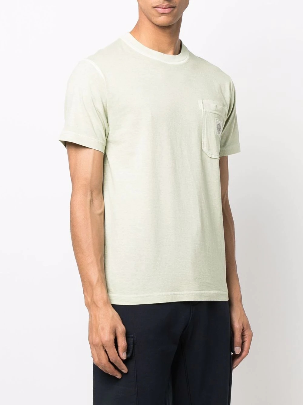 Compass patch round-neck T-shirt - 3