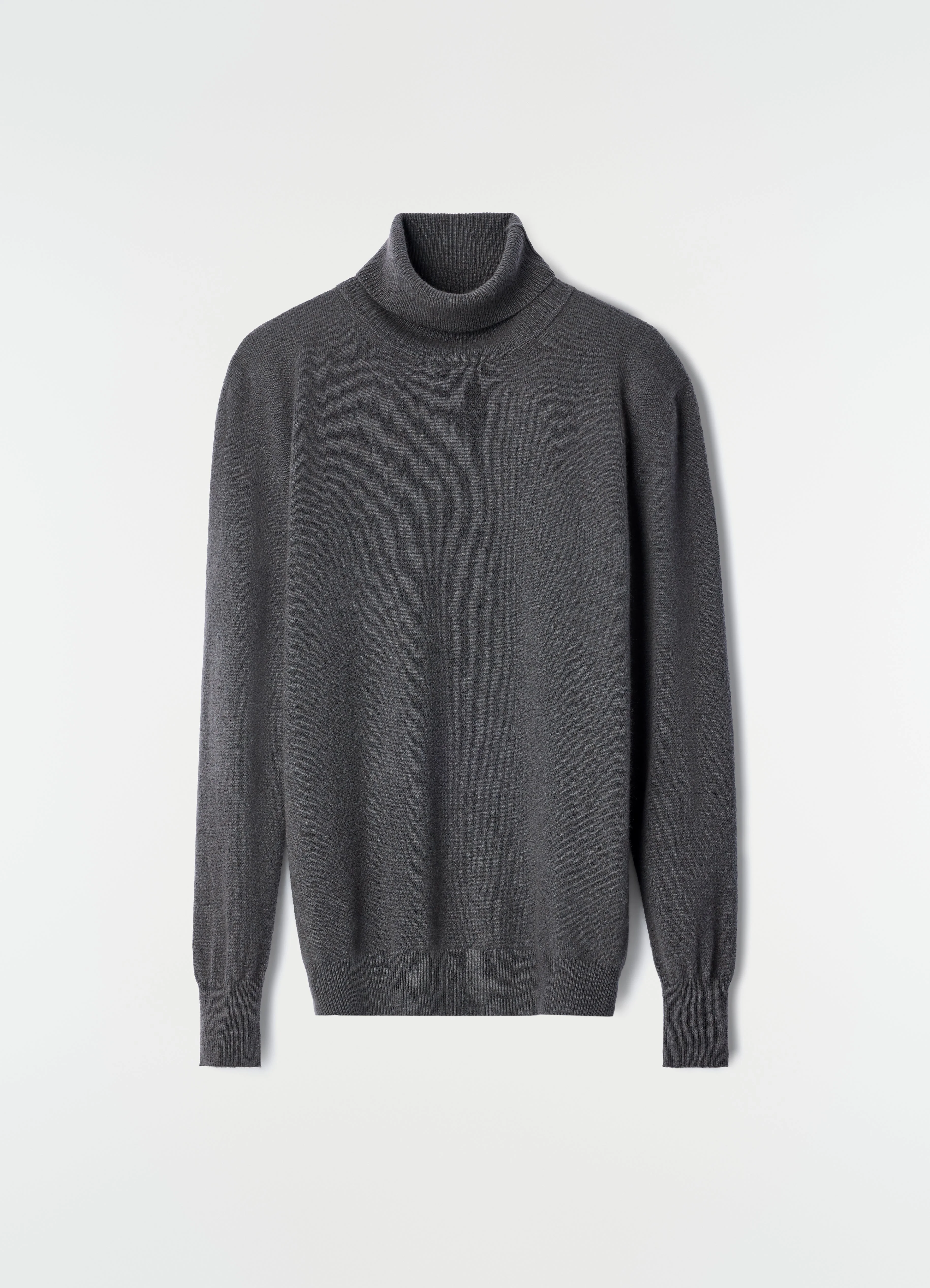 STAND-COLLAR SWEATER IN CASHMERE - 1