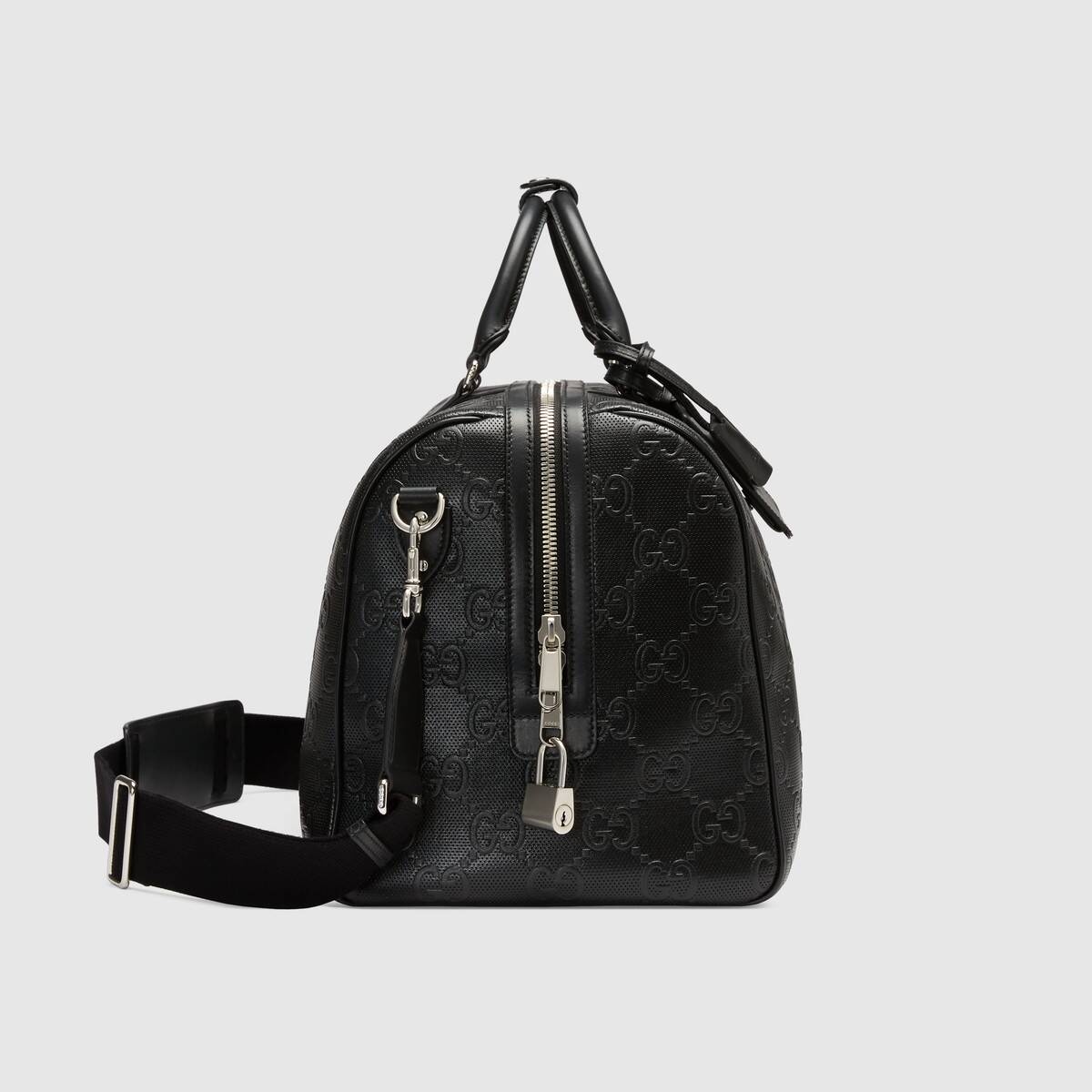 GG embossed duffle bag - 4