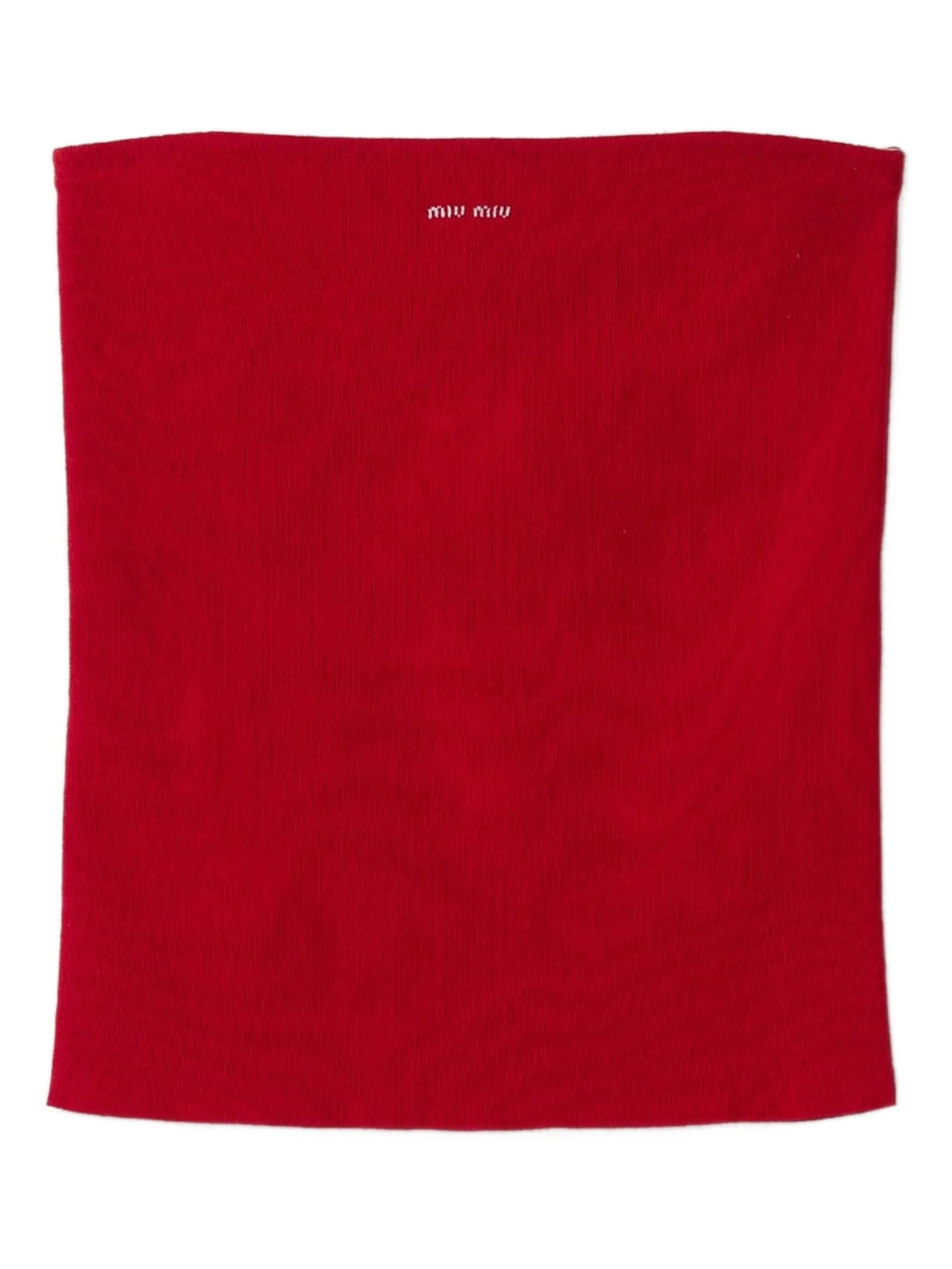 Miu Miu Logo-intarsia Top - 1