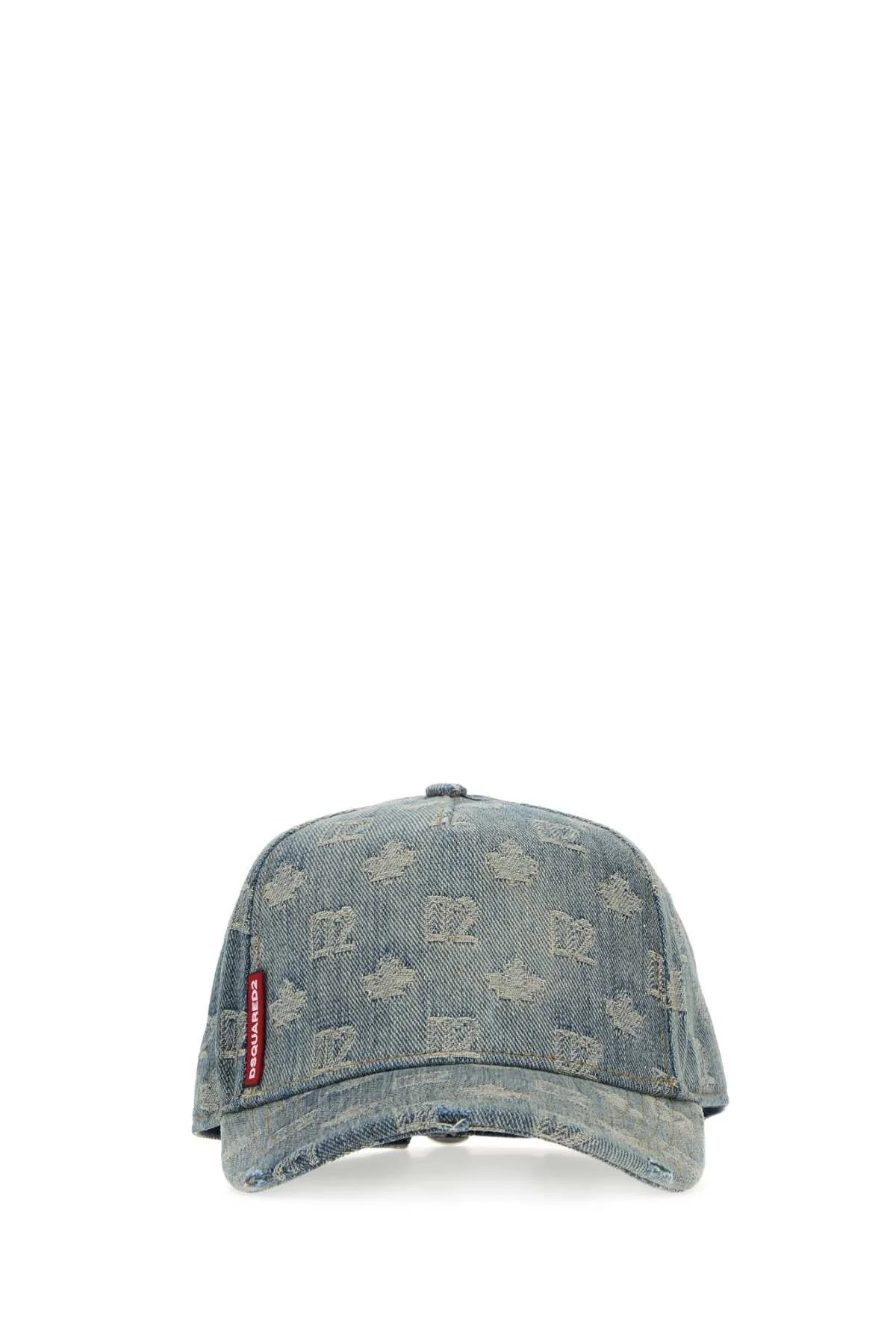 Dsquared Men Embroidered Denim Baseball Cap - 1