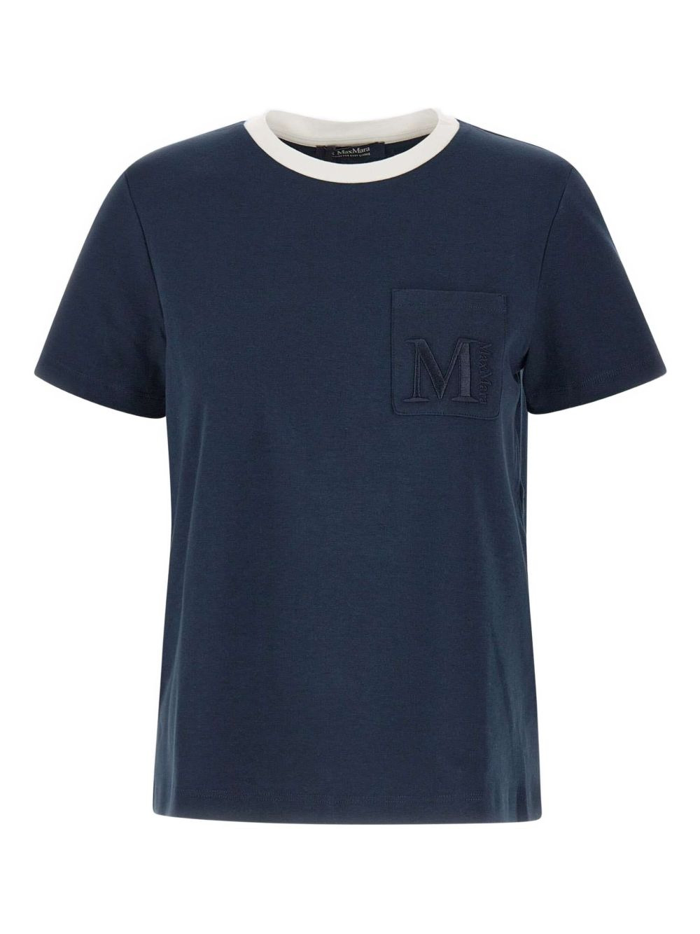 pocket-embroidered T-shirt - 1