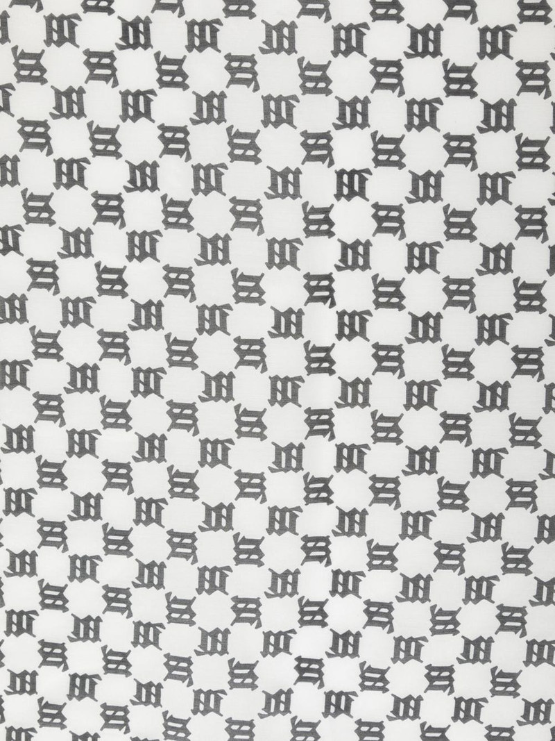 MISBHV two-tone monogram scarf outlook