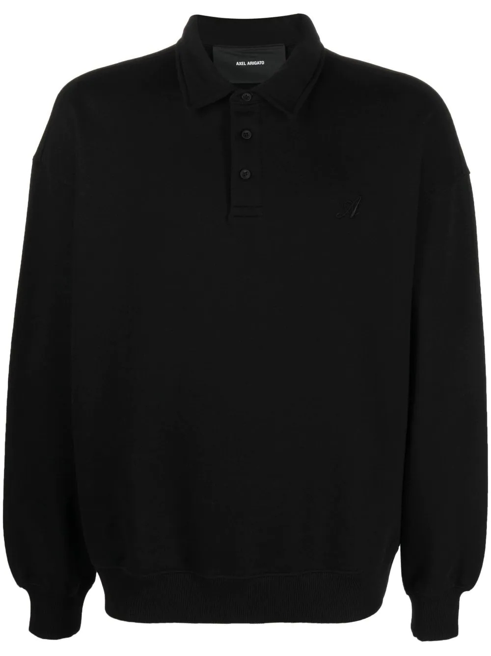 long-sleeve polo shirt - 1