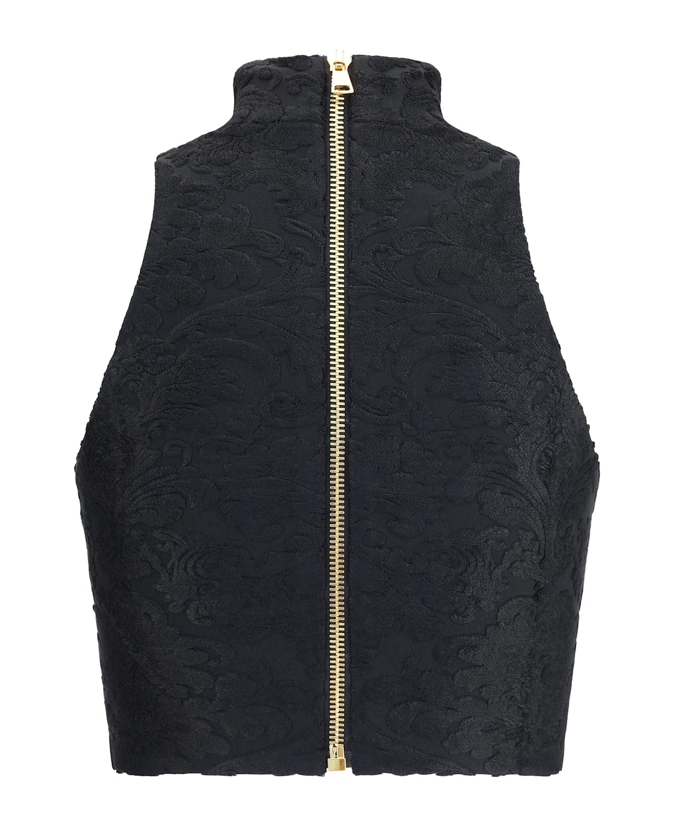 Baroque Crop Top - 2