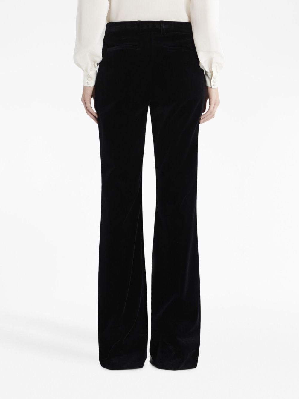 flared velvet trousers - 4