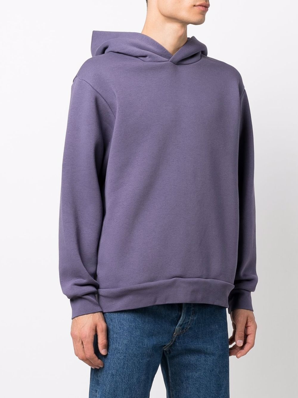 drop-shoulder cotton-blend hoodie - 3