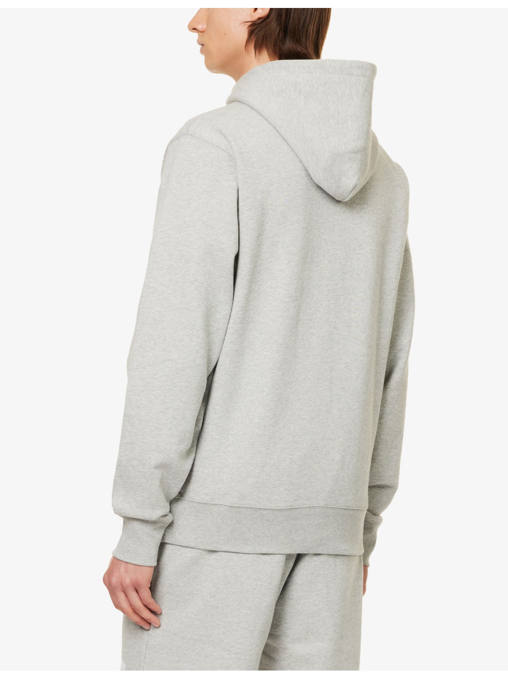 Arch branded-print cotton-jersey hoody - 4