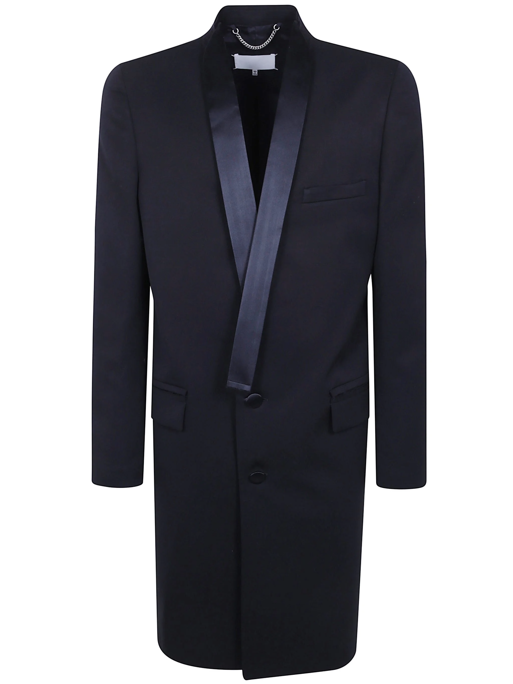 Coat Grain De Poudre Tuxedo - 1