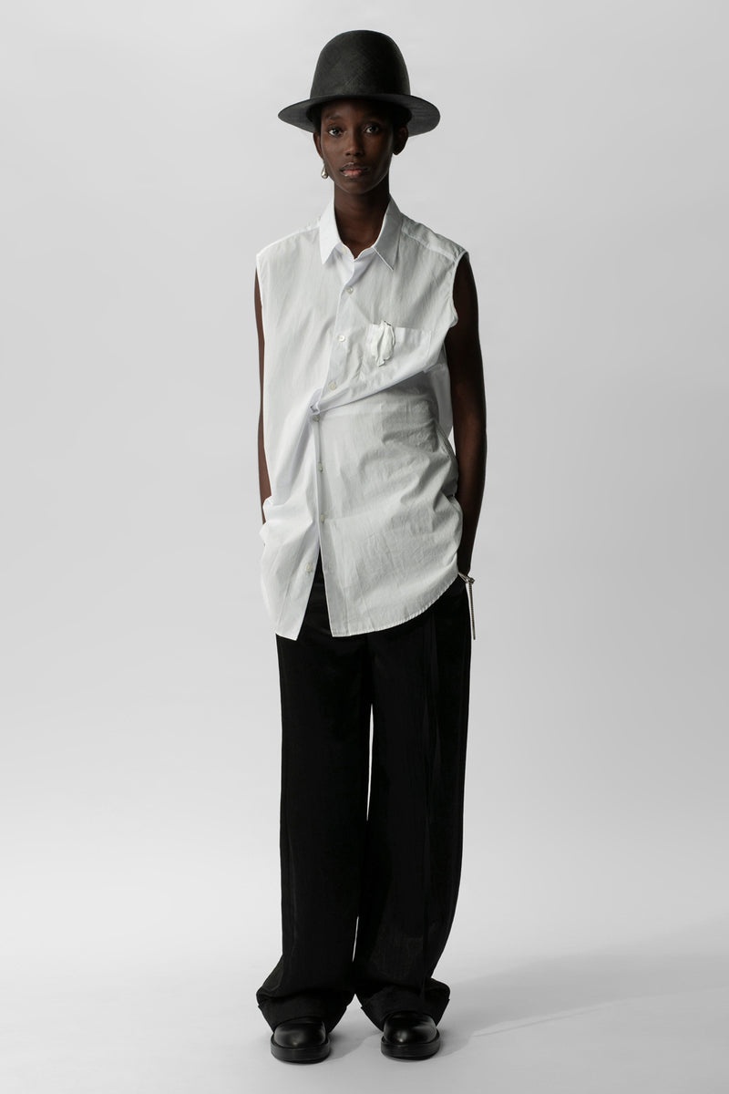 Amelie Sleveless Long High Comfort Shirt - 6
