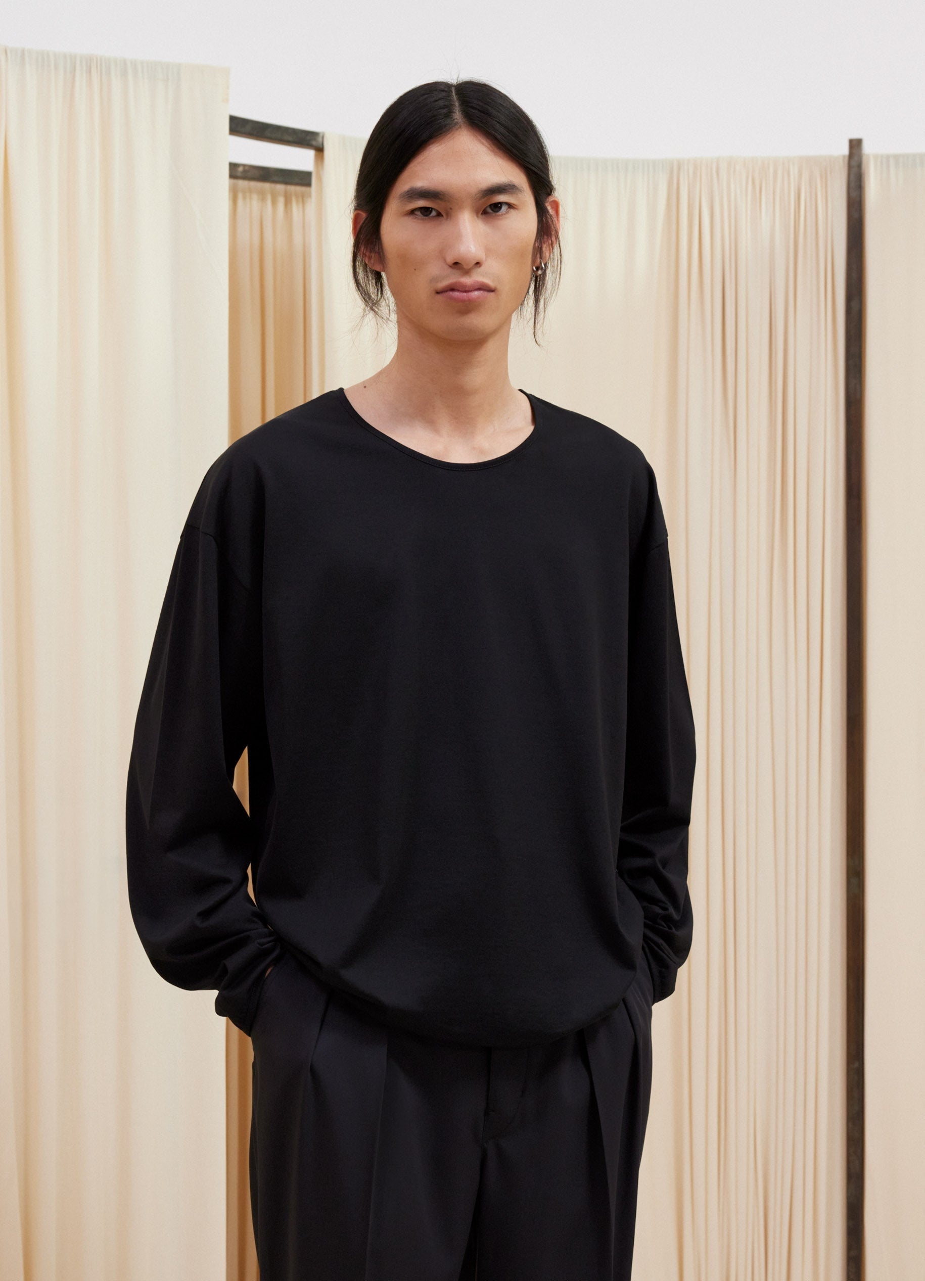 LONG SLEEVE RELAXED T-SHIRT - 2