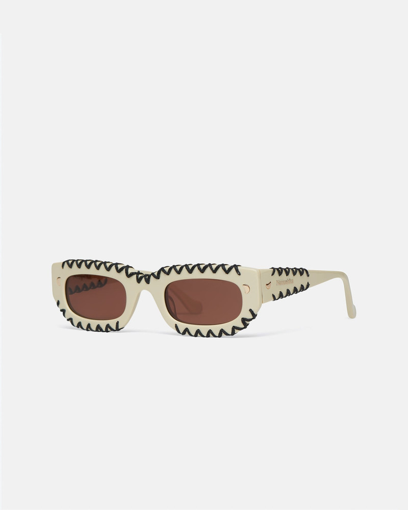 Nanushka Crocheted D-Frame Sunglasses outlook