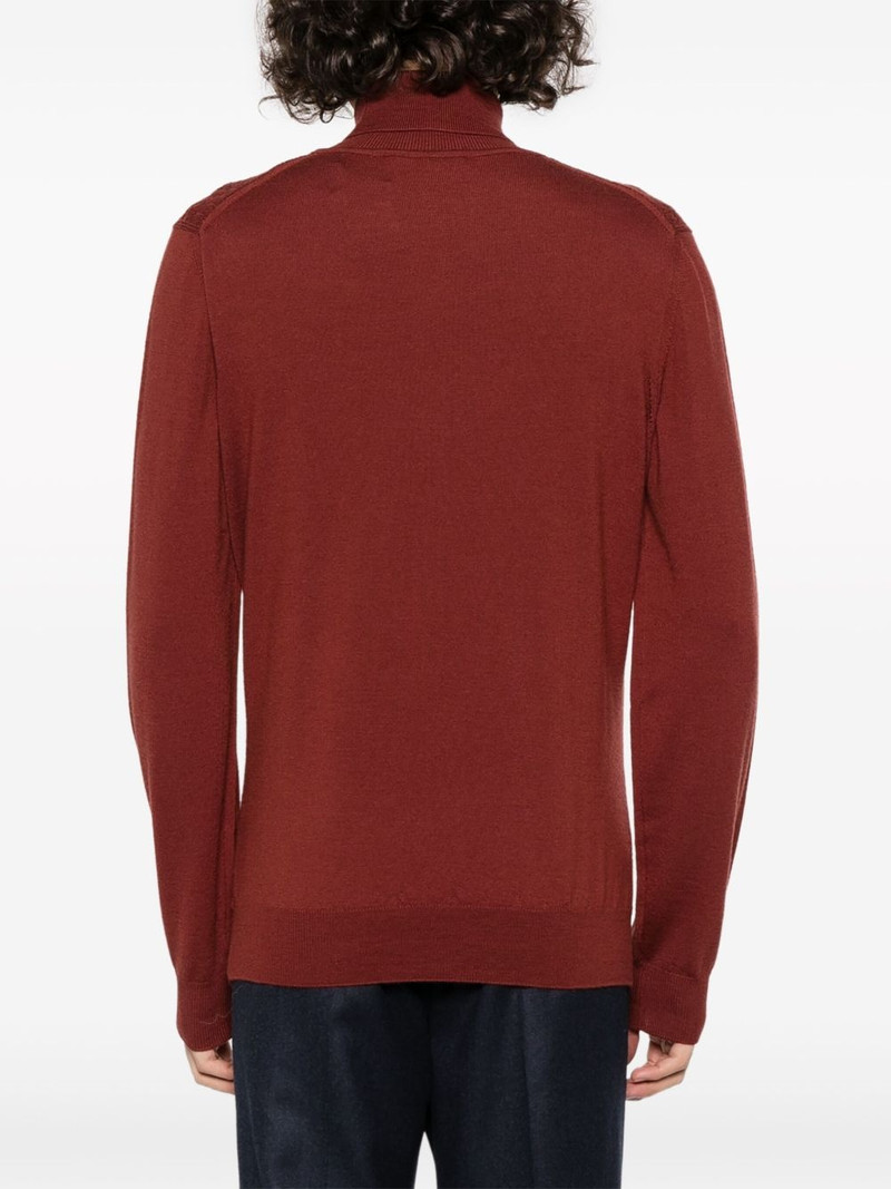 embossed-knit virgin-wool jumper 4