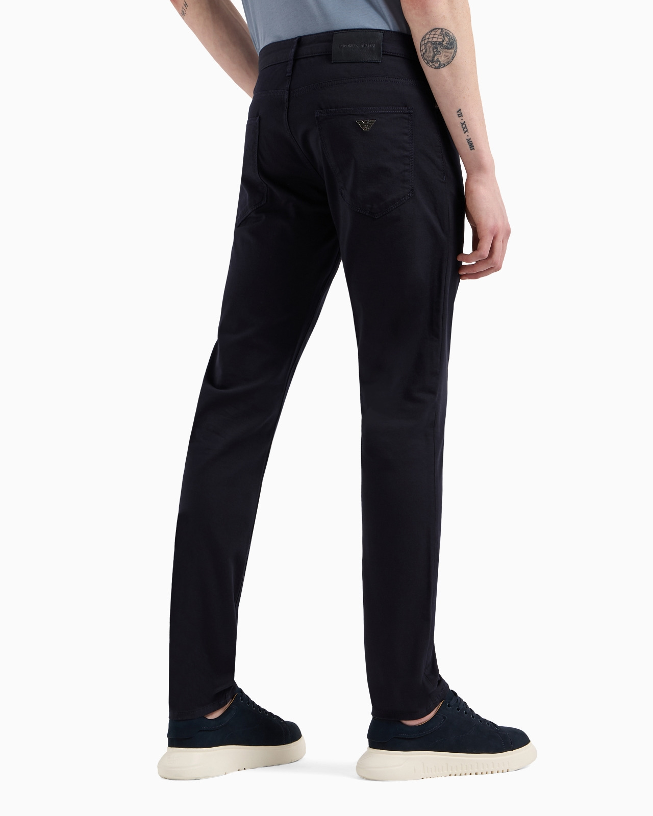 J06 COMFORT STRETCH-GABARDINE, SLIM-FIT TROUSERS - 3