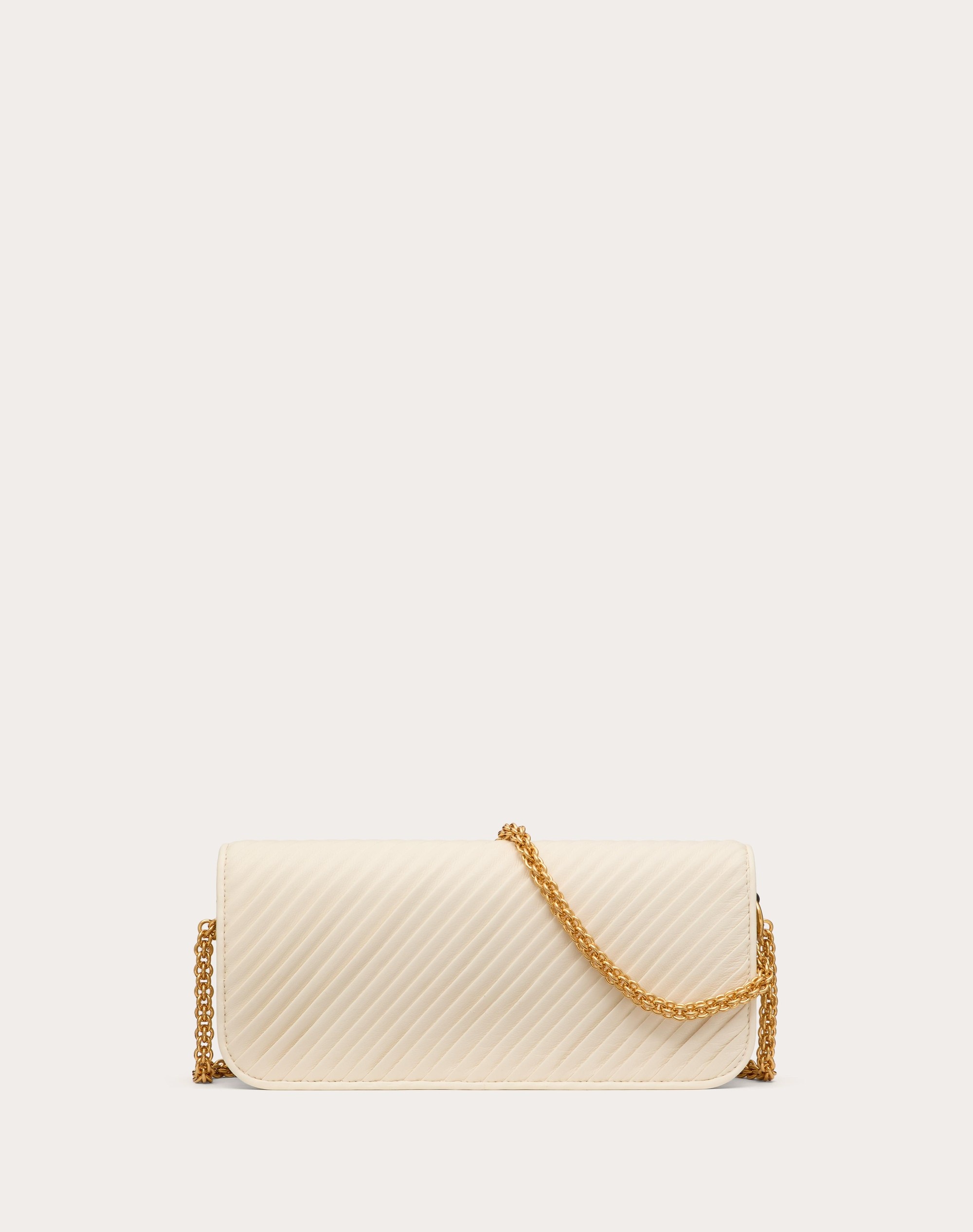 VALENTINO GARAVANI LOCÒ SHOULDER BAG IN PLEATED NAPPA - 4