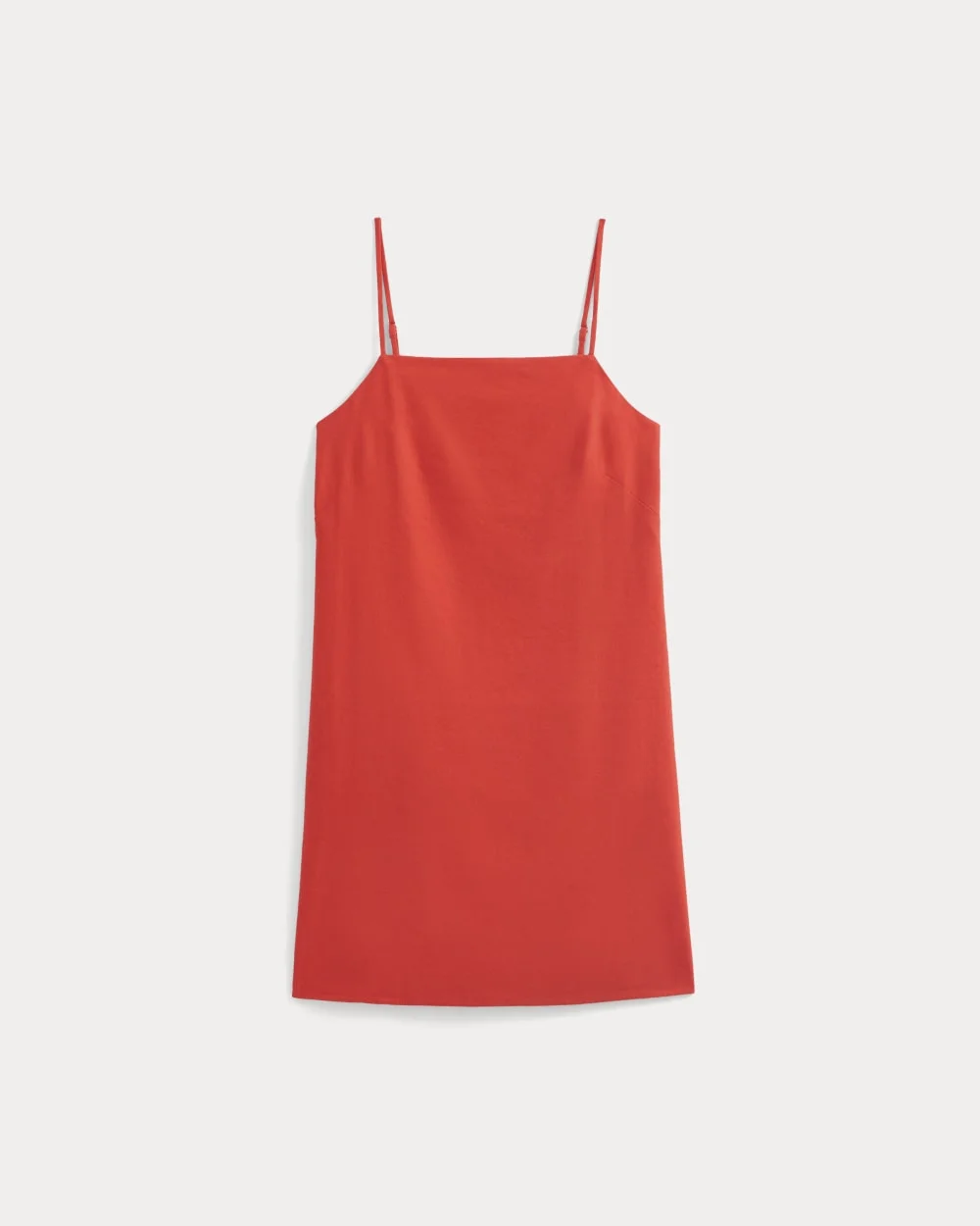 MINI SHIFT DRESS IN STRETCH LINEN - 1