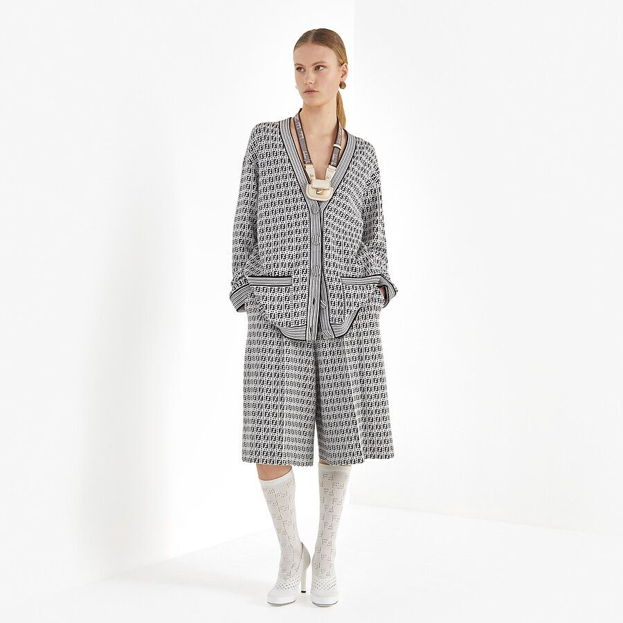 White viscose cardigan - 4