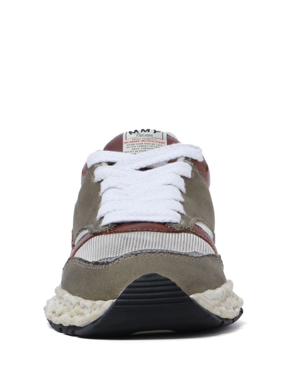 George panelled canvas sneakers - 3