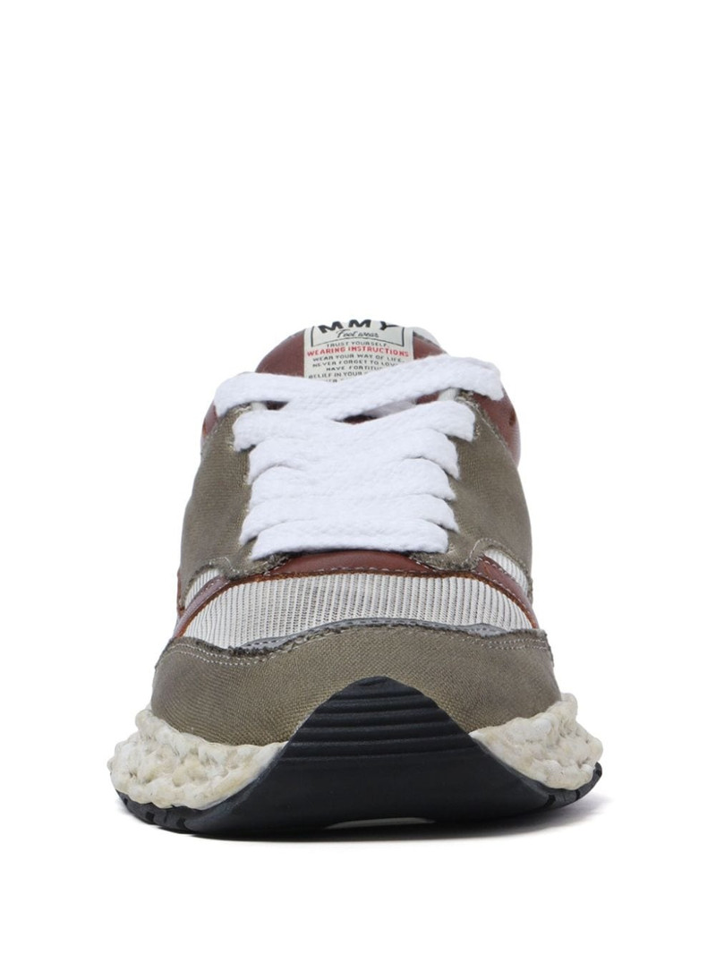 George panelled canvas sneakers 3