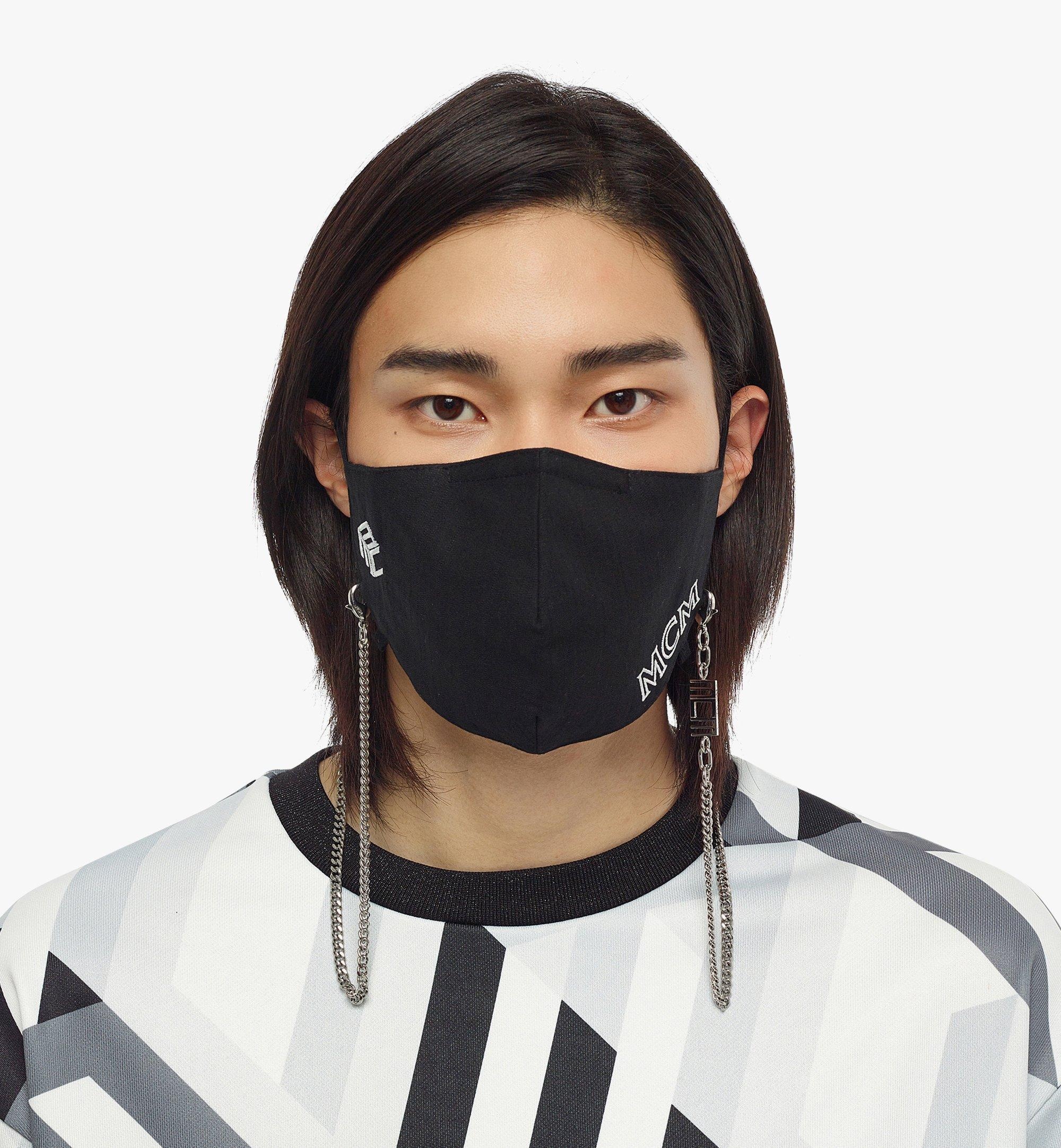 Cubic Logo Cotton Face Accessory with Chain - 2