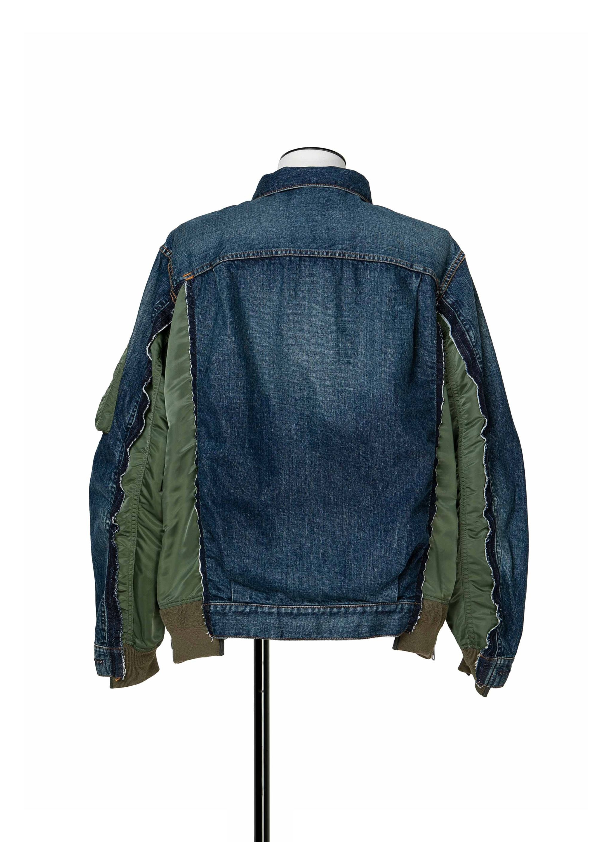 ジャケット・アウター sacai Denim Nylon Twill Jacket size 1 Sacai-Denim-x-Nylon-Twill-