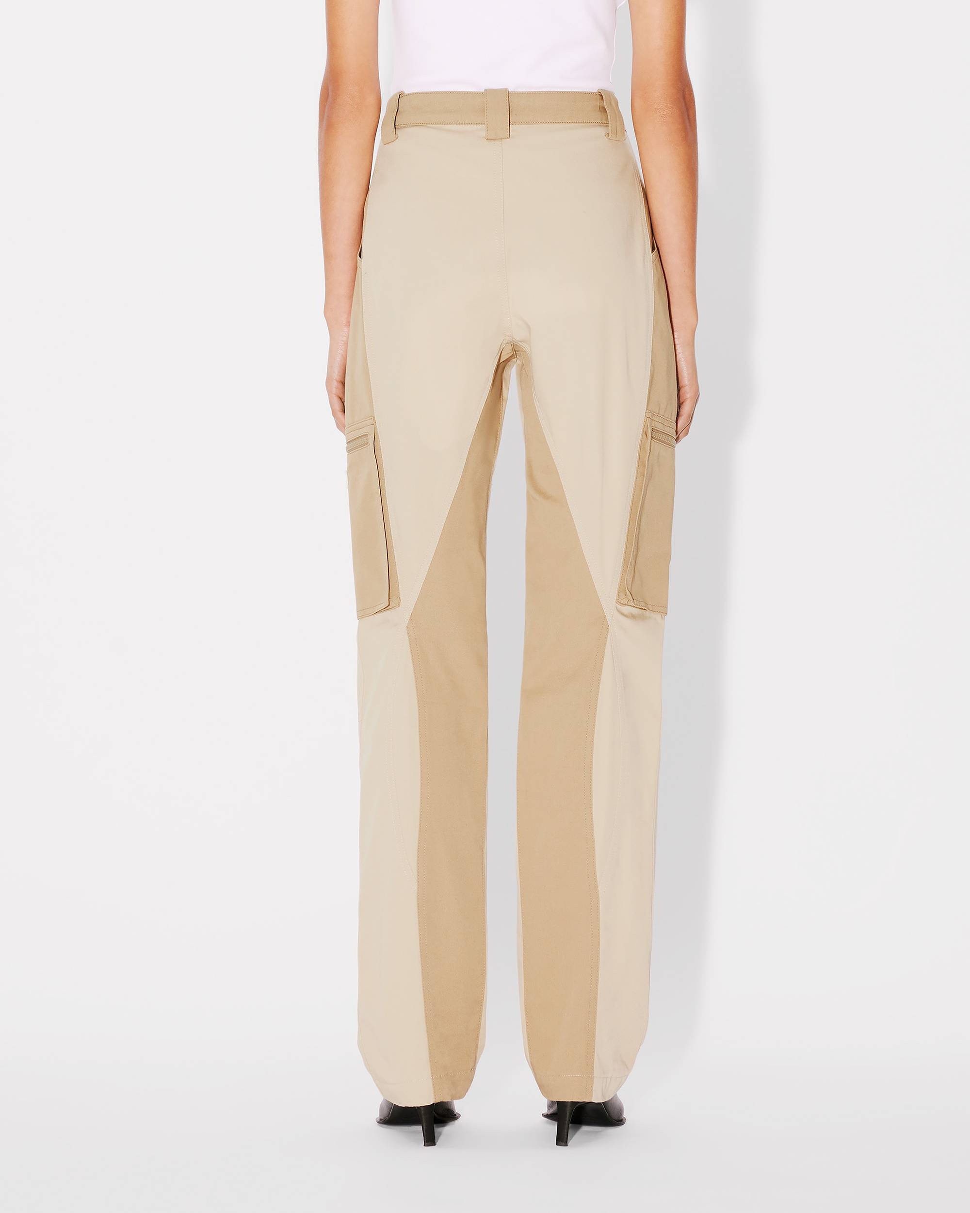 Cotton fitted cargo pants - 5