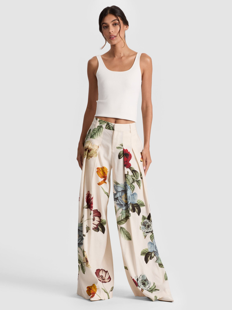 BLAIRE PRINTED LINEN PANT 2