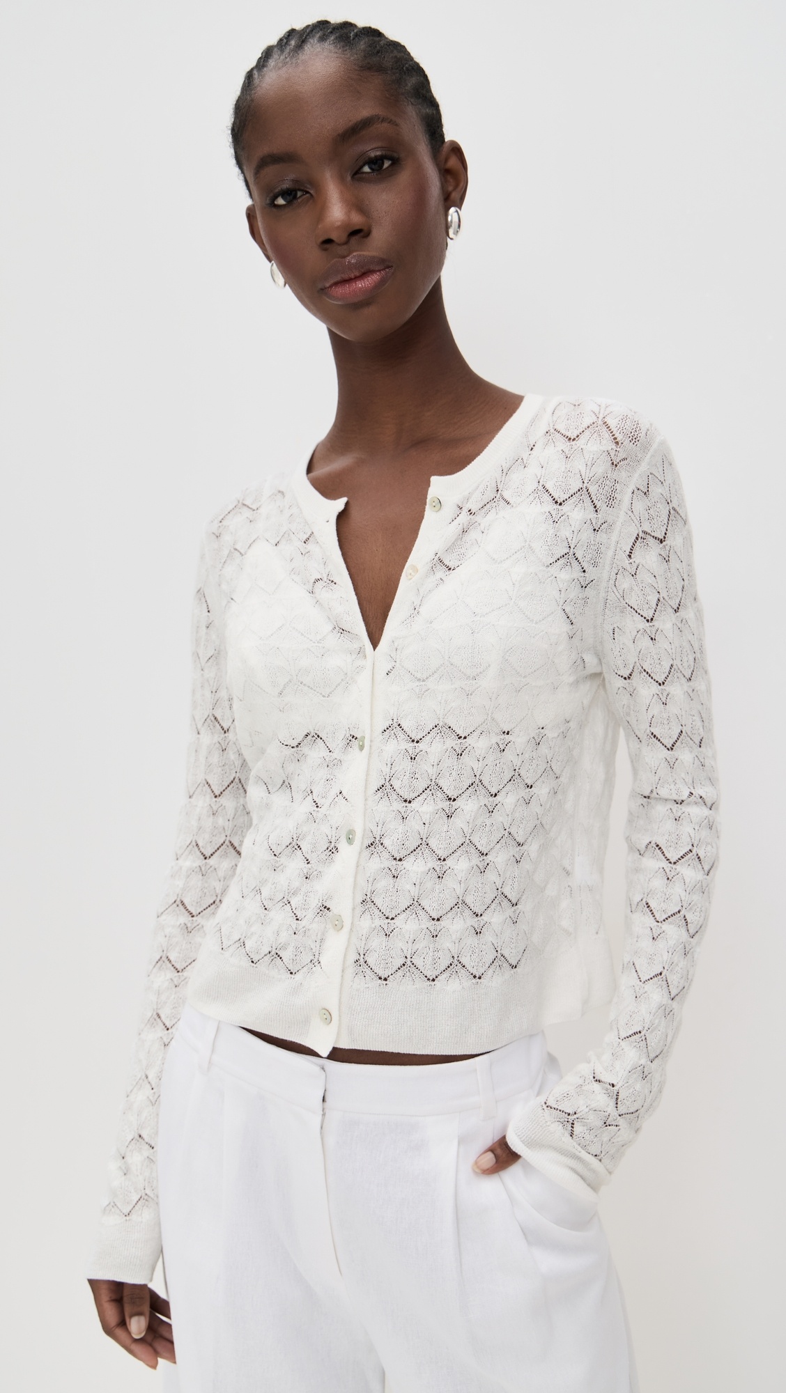 Lace Stitch Cardigan - 6