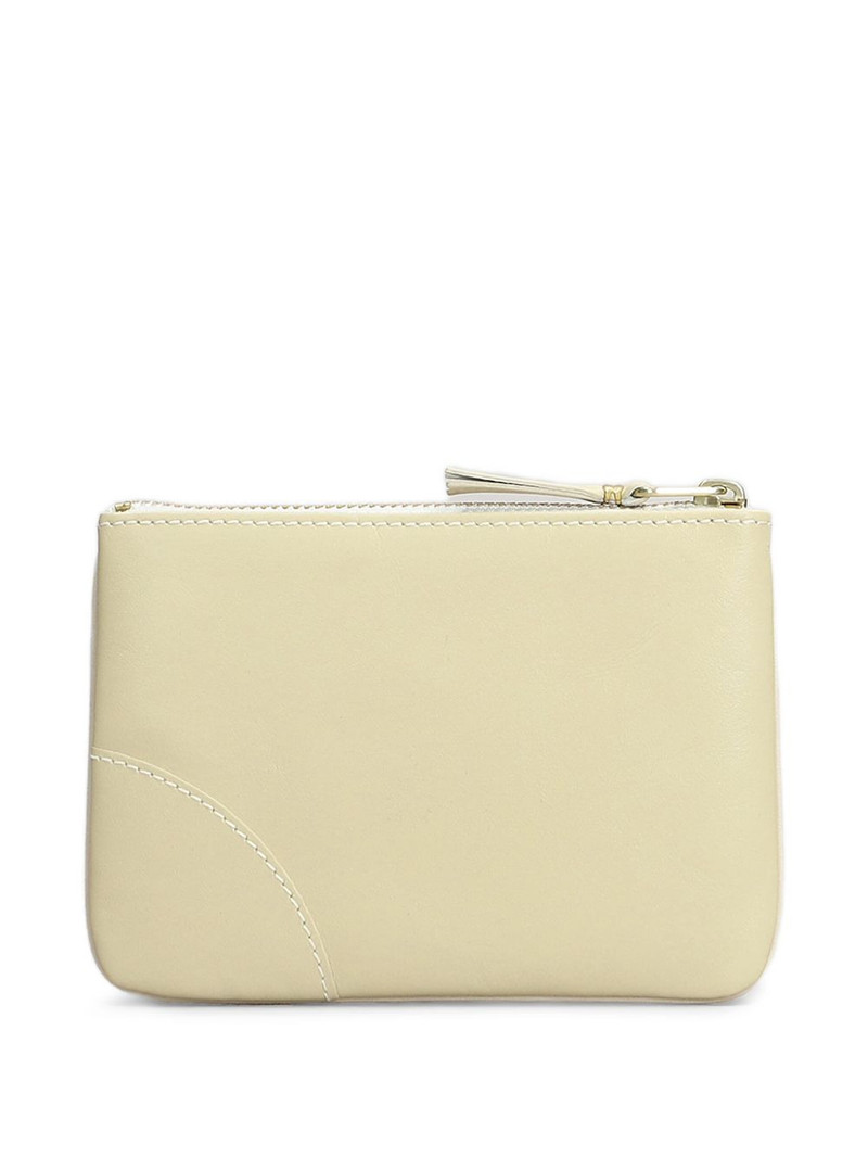 Comme Des Garçons textured leather pouch outlook