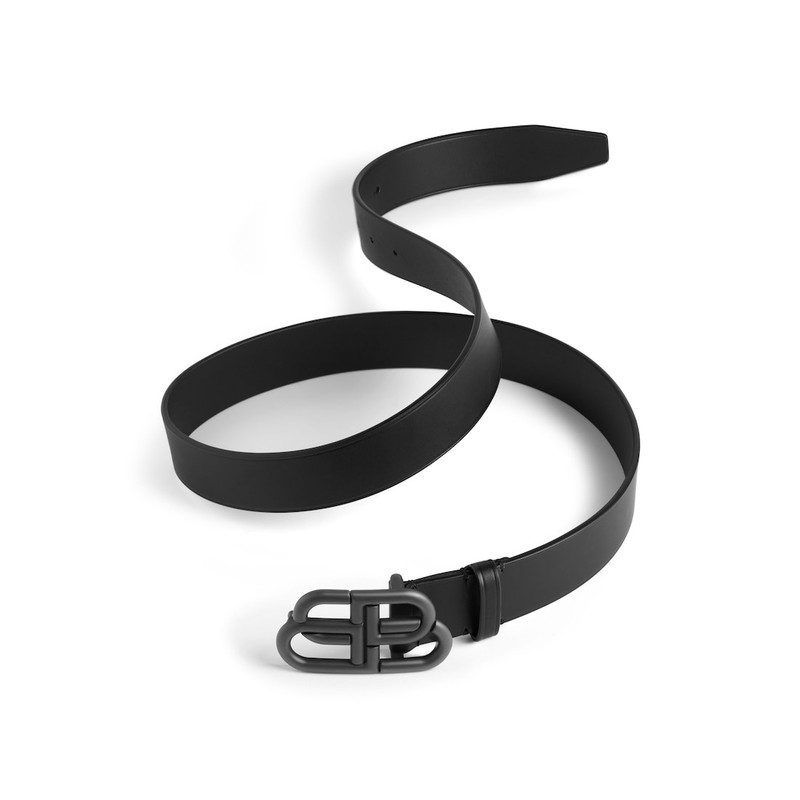 BALENCIAGA Bb Large Belt in Black outlook