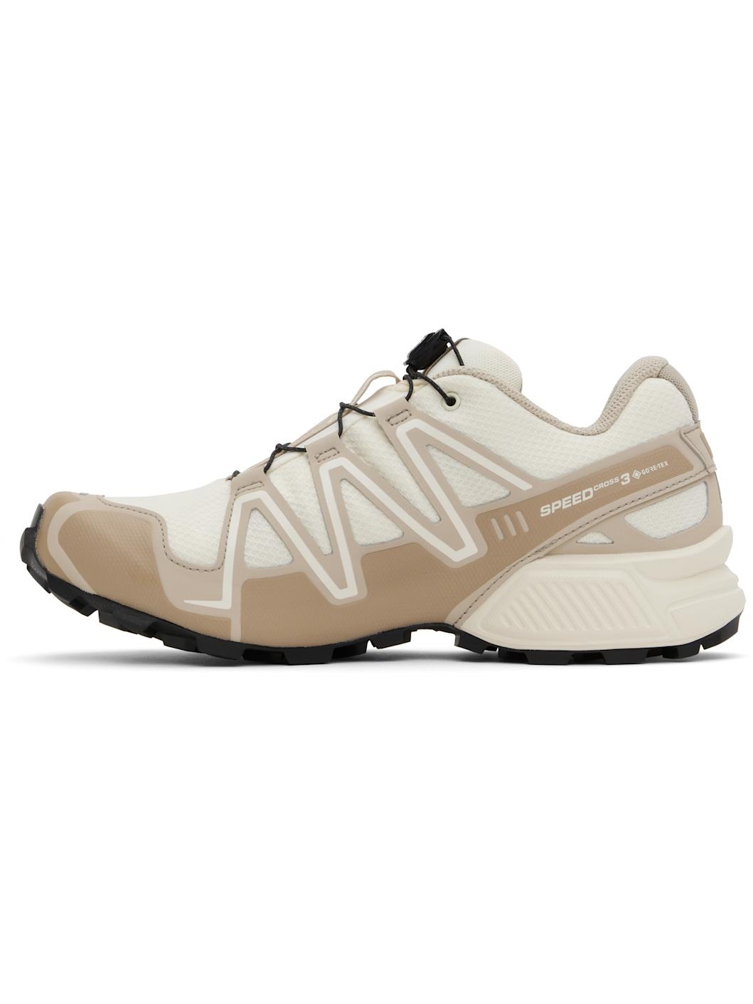 Beige & Off-White Speedcross 3 GORE-TEX Sneakers - 3