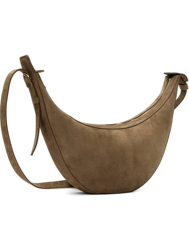 KHAITE Brown Small Augustina Crossbody Bag outlook