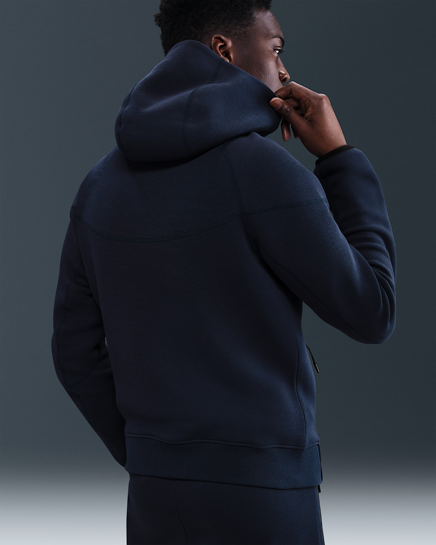 USMNT Tech Windrunner Men's Nike Soccer Fleece Full-Zip Hoodie - 2