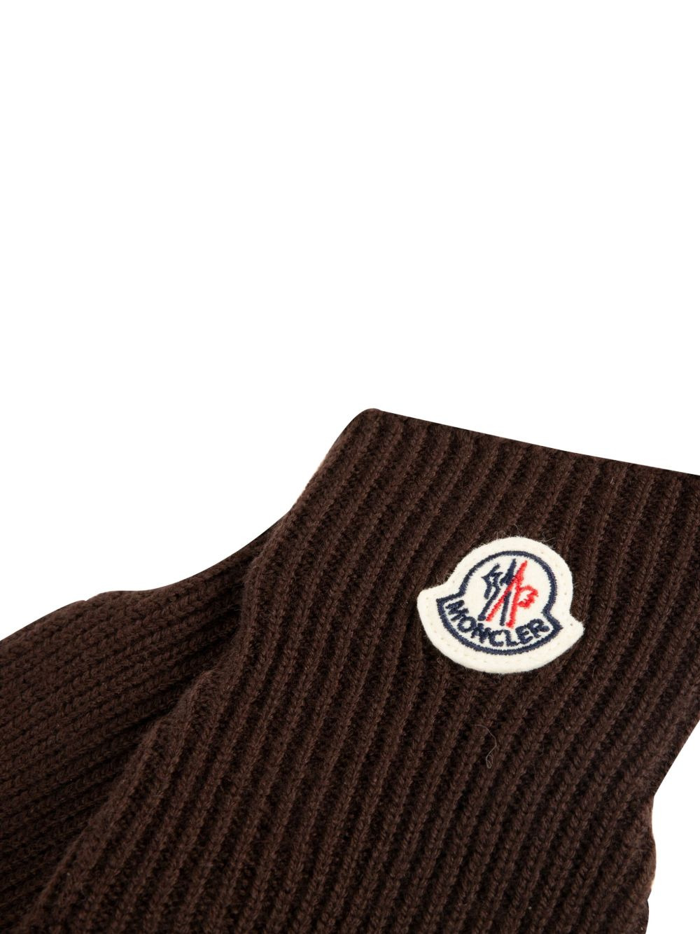 logo-patch gloves - 3