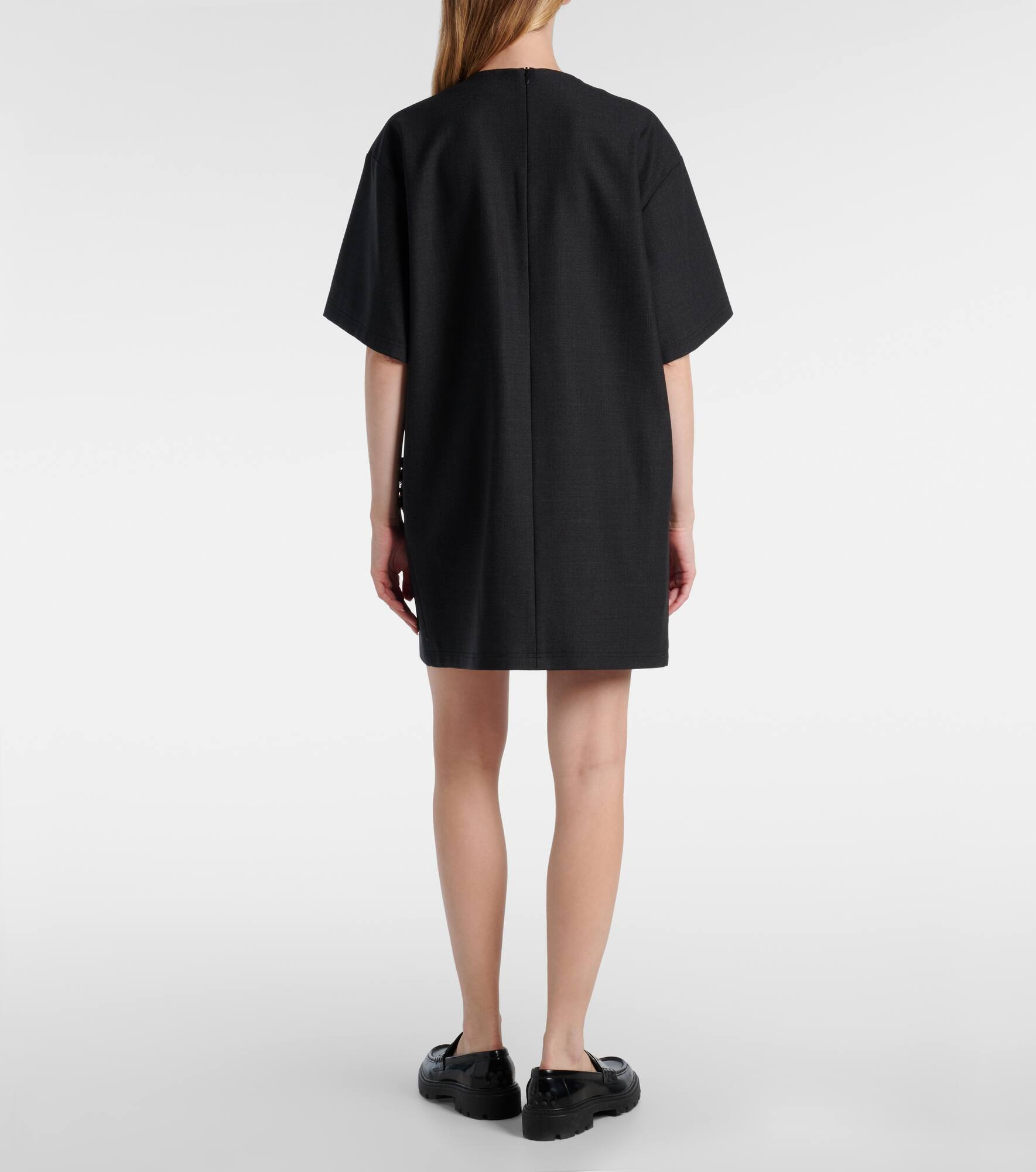 Sequined wool-blend minidress - 3