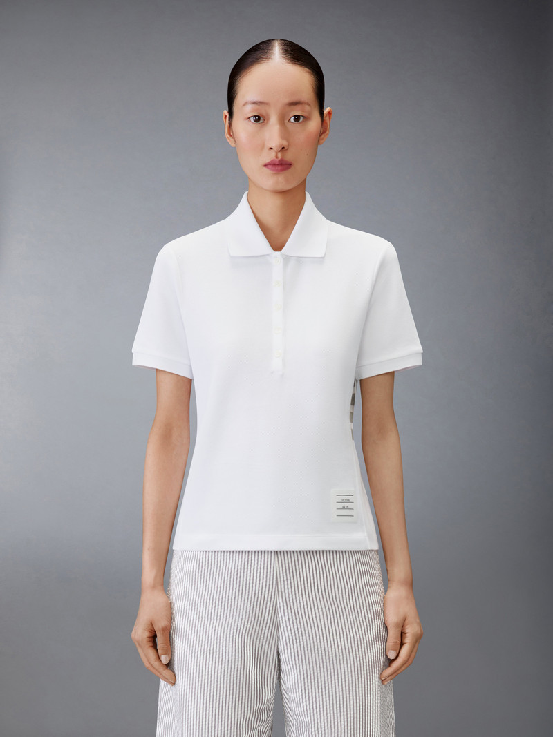 Thom Browne CLASSIC PIQUE 4-BAR POLO outlook