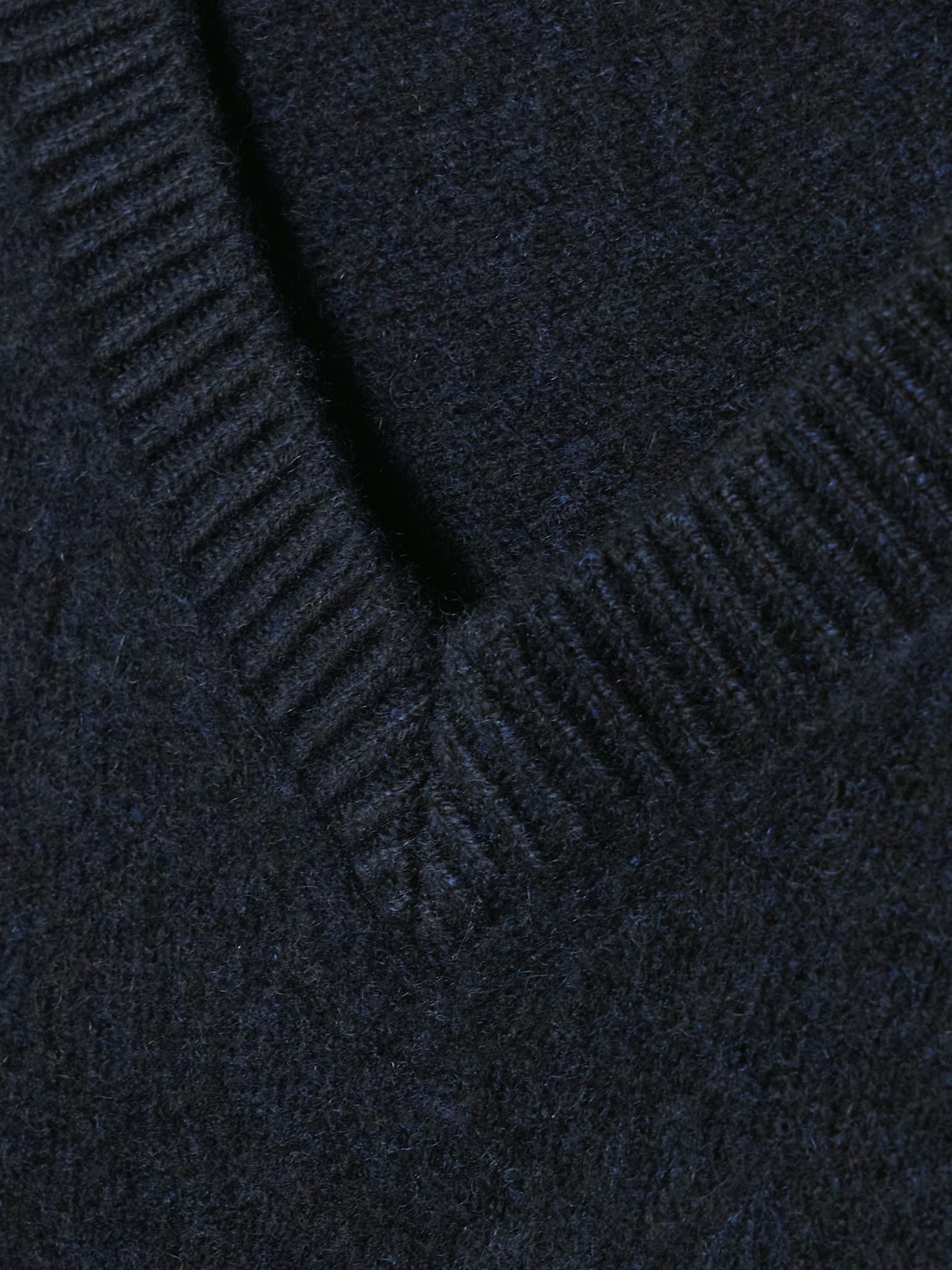 Monterey brushed-cashmere sweater Blue - 4