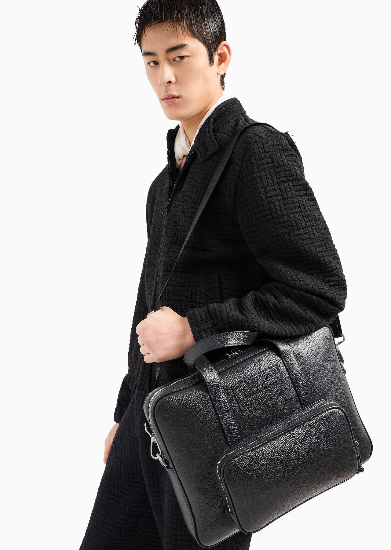 Business bag in tumbled leather - 7