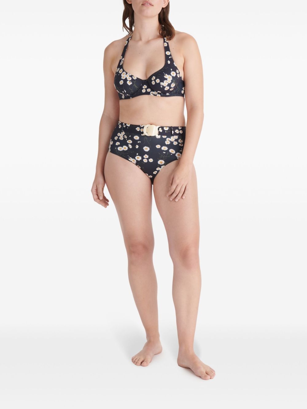 Passionnel floral-print bikini top - 3