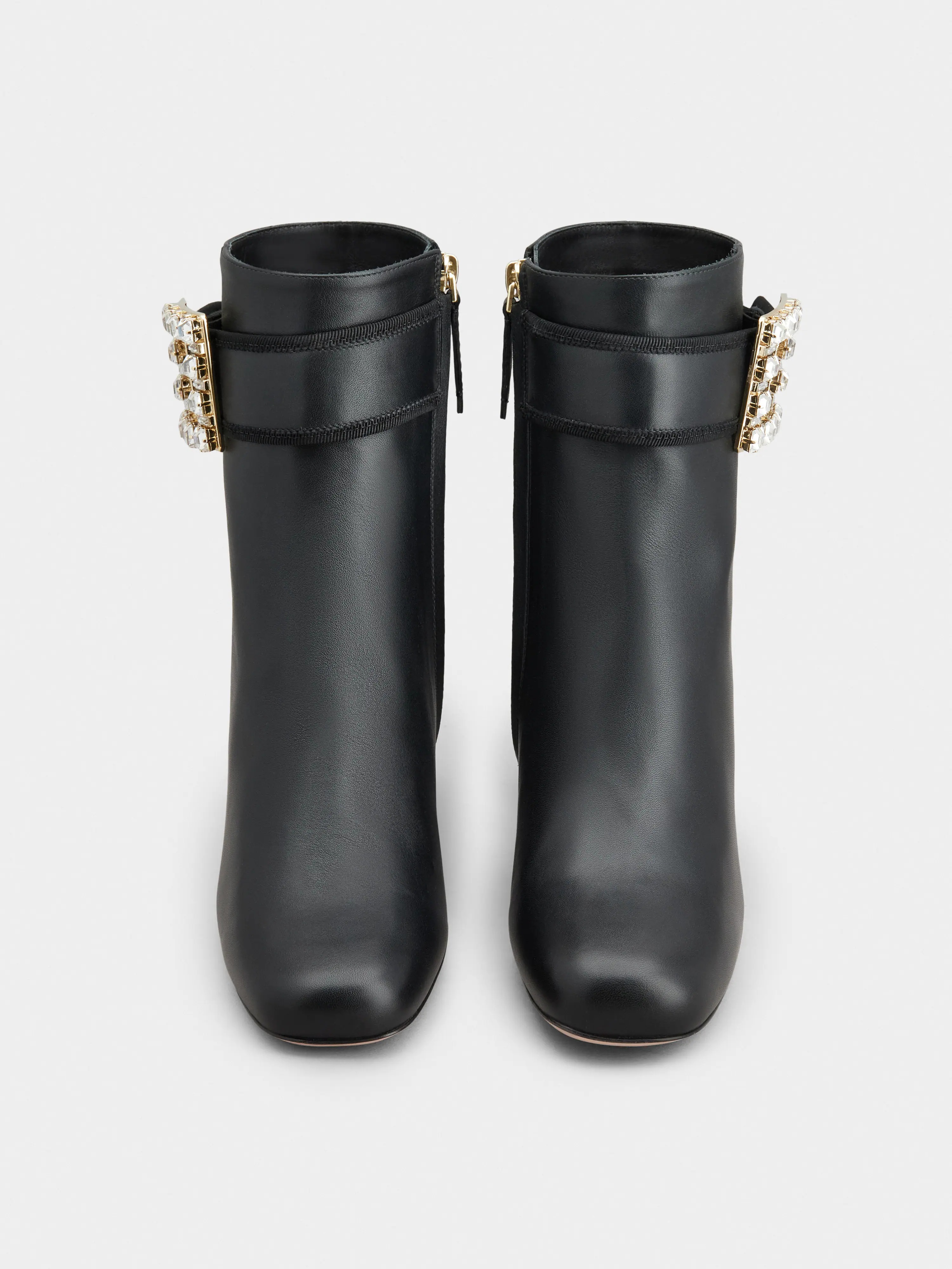 Très Vivier Booties in leather - 7