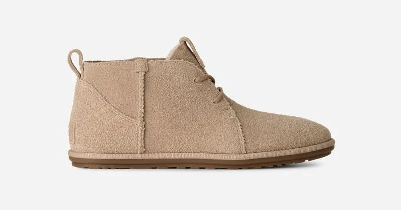 ® Women's Classic Deconstructed Lace-Up Sheepskin in Sand - 1
