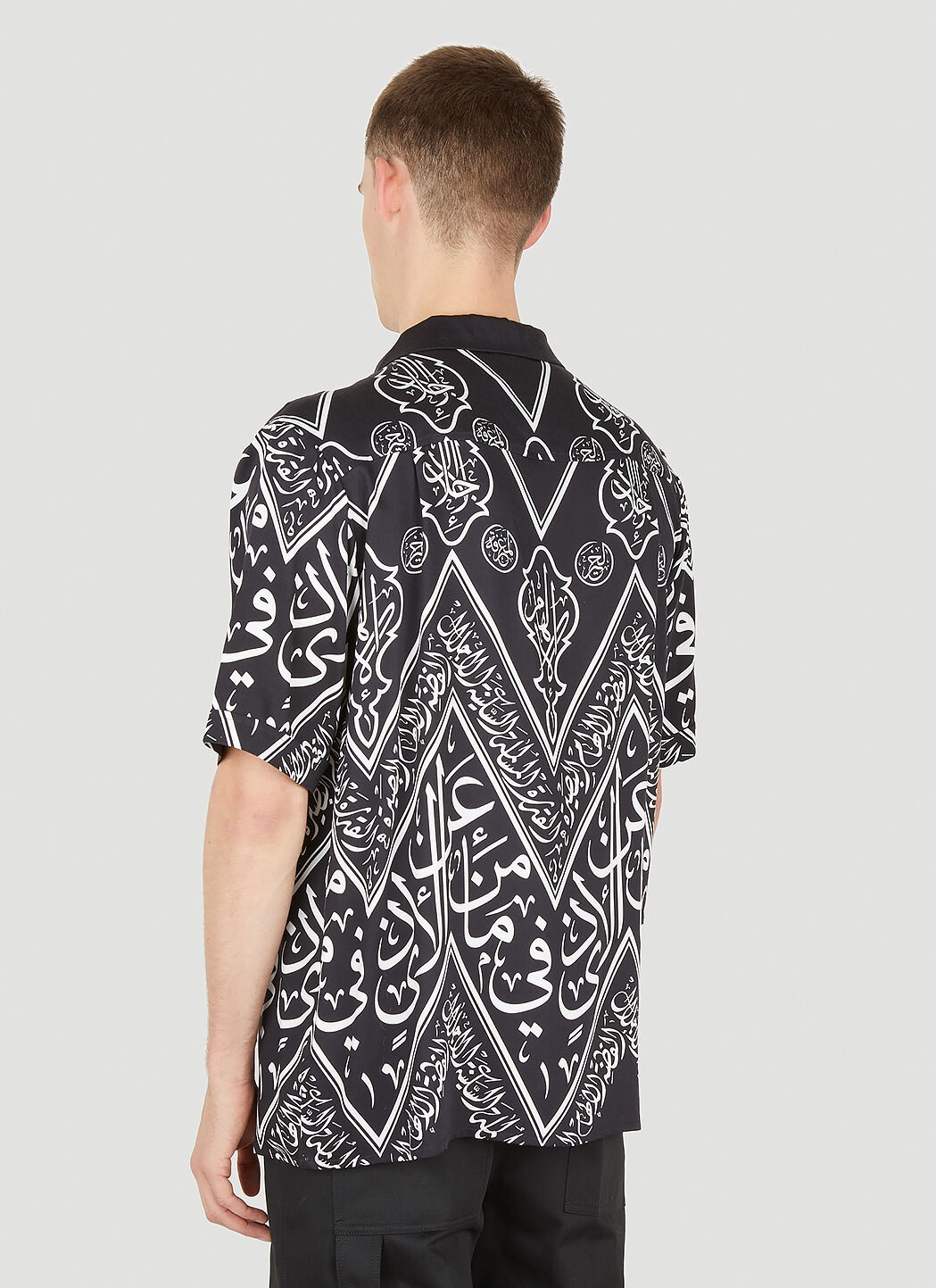 Graphic Print Bowling Shirt - 4